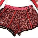 Under Armour Snakeskin Running Biker Shorts Hot Pink Size 12 Photo 0