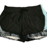 Champion Black and Light Blue Fully Lined Athletic Shorts Size XL Photo 0