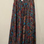 Kathmandu Imports Paisley Print Silky Wide Leg Pants  - Multicolor by Kathmandu Photo 0