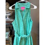 Lilly Pulitzer  Chrisella Midi Shirtdress Beach Paradise Eyelet Womens Size 10 Photo 7