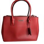Kenneth Cole  Reaction Pebbled Faux Red Leather Large Handbag, Work or Travel Bag Photo 0
