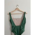 Farm Rio  NWT Anthropologie High Leg Green One Piece Swimsuit Size Small Photo 8