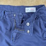 Gap  Women’s Downtown Khaki Pants Navy Blue Size 6 Cropped Classic‎ Chino Photo 2