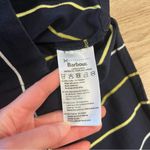 Barbour  Women’s Overland Slit Striped Midi Dress Cotton Blend Size 4 US Photo 2