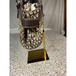 Tommy Hilfiger Women's Brown Shoulder Bag TH Logo Monogram Photo 3