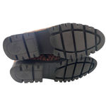 Donald Pliner Leopard Print Leather Size 8.5 Women's Lace Up Zip Combat Boots Photo 7