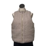 Joie NWOT  Chunky Cable Knit Zip-Up Sweater Vest in Taupe
Beige Photo 1