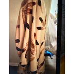 Audrey  3 1  Brown/Tan  One Shoulder Feather Top Dress Kaftan Tunic Coverup Boho Photo 4