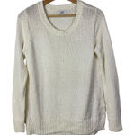 Old Navy Ivory White Scoop Crewneck Pullover Sweater M Photo 0