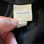 Merona  Dress Womens 2 Black Eyelet Dark Cottagecore Peasant Prairie Cowgirl Photo 4