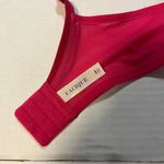 Cacique Bra Hot Pink w/ Black Lace & Bows Balconette Bra Sz 42D EUC Valentines! Photo 9