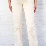 Brandy Melville low rise crème Corduroy jeans Photo 0
