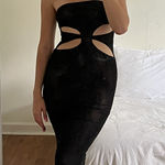 Meshki Black Cut Out Dress Photo 0