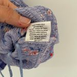 Pink Rose NWOT  Cropped Smocked Floral Blouse - Size Medium Photo 3