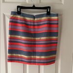 J.Crew  Vibrant Striped Pencil Skirt Photo 1