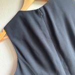 Oscar de la Renta  Sleeveless Sheath Dress Navy Blue Photo 3