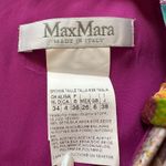 Max Mara magenta multicolor sleeveless silk top size 4 Photo 6