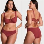 Victoria's Secret Swim Essential Full Coverage Bikini Top in Pink Purple 34D NWT Photo 2