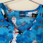 Disney  Frozen Olaf V-Neck Scrub Top Photo 1