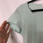 CAbi Mint Green Draped Back Short Sleeve Shirt Womens XS Top Blouse Summer Photo 4