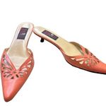 Carlos Falchi women’s pink kitten heels shoes size 8.5 B SKU 3826 Photo 1