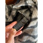 White House | Black Market   stretchy denim zebra print Moto jacket size 00 petite Photo 6