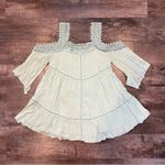 Rip Curl Women’s Light Teal Cold Shoulder Tunic Top/Shorter Dress Size XS Photo 0