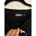 y2k/hype EVISU glitter logo cropped sweatshirt Black Size undefined Photo 4