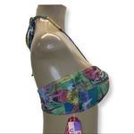 Indecent Proposal Made by Zuliana Tube Top with Neck Tie Blue Photo 2