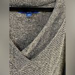 Apt. 9 Sweater pullover  heathered grey vneck long sleeve XL $25 Photo 3