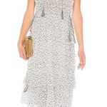 Ulla Johnson  Anja Ruffle Dress Porcelain Floral Print Ruffle Sleeve Dress size 4 Photo 0