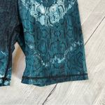 The Upside Size Large 10 blue biker gym workout shorts Photo 3