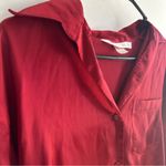 Victoria's Secret  Red Satin Blouse Photo 4