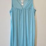 Vanity Fair Vintage  Negligee Night Gown Medium M Blue Photo 0