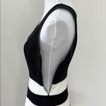 Charming Charlie Black and White A-Line Midi Dress Photo 5