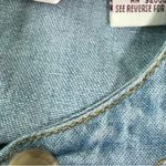 LEAD Denim Jean Union Dress Small Vintage 1977 Photo 4