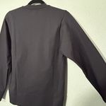 NEW Tommy John Women Crew Neck Ponte Sweatshirt Black Pocket Small Cozy Normcore Photo 11