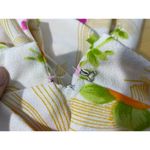 Vintage It's Better Maxi Dress Small Orange Hawaiian Floral A Photo 5