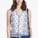 Lucky Brand  Tie Front Geo Tank Photo 0