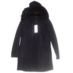 Marc New York  Fortuna Water Resistant Black Faux Fur Hooded Parka Jacket NWT Photo 4