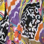 Erica Brooke Short Sleeve Vibrant Bold Yellow Multicolor Blouse 28 Photo 5