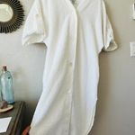 Garnet Hill organic cotton cover up robe cardigan Photo 2