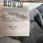 Edwin Flare Jeans Blue Distressed Chrissy Wide Flare Bootcut Womens Size 24 New Photo 8