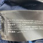 Mango MNG  Navy Blue Velvet‎ Pants Women's Straight Leg Pull On Contemporary Chic Photo 4