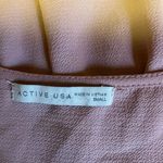 Active USA pink long sleeve wrap shirt Photo 1
