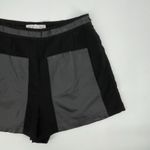 BCBG BCBGeneration Faux Leather Panel Patch Pocket High Waisted Shorts Black Size 8 Photo 5