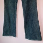 Chico's Platinum Denim Size 4 Dark Wash Flare Jeans Photo 7