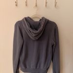Brandy Melville  Zip-Up Hoodie Blue Photo 1