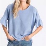 Jane and Delancey  ruffle sleeve top Photo 0