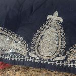 Free People -Vintage- Elegant Black and Gold Embellished Dress Photo 6